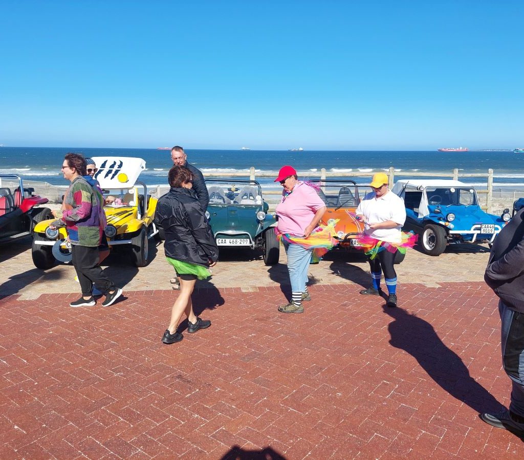 Meeting at Blaauwberg on the Wild Buggers Amazing Race.