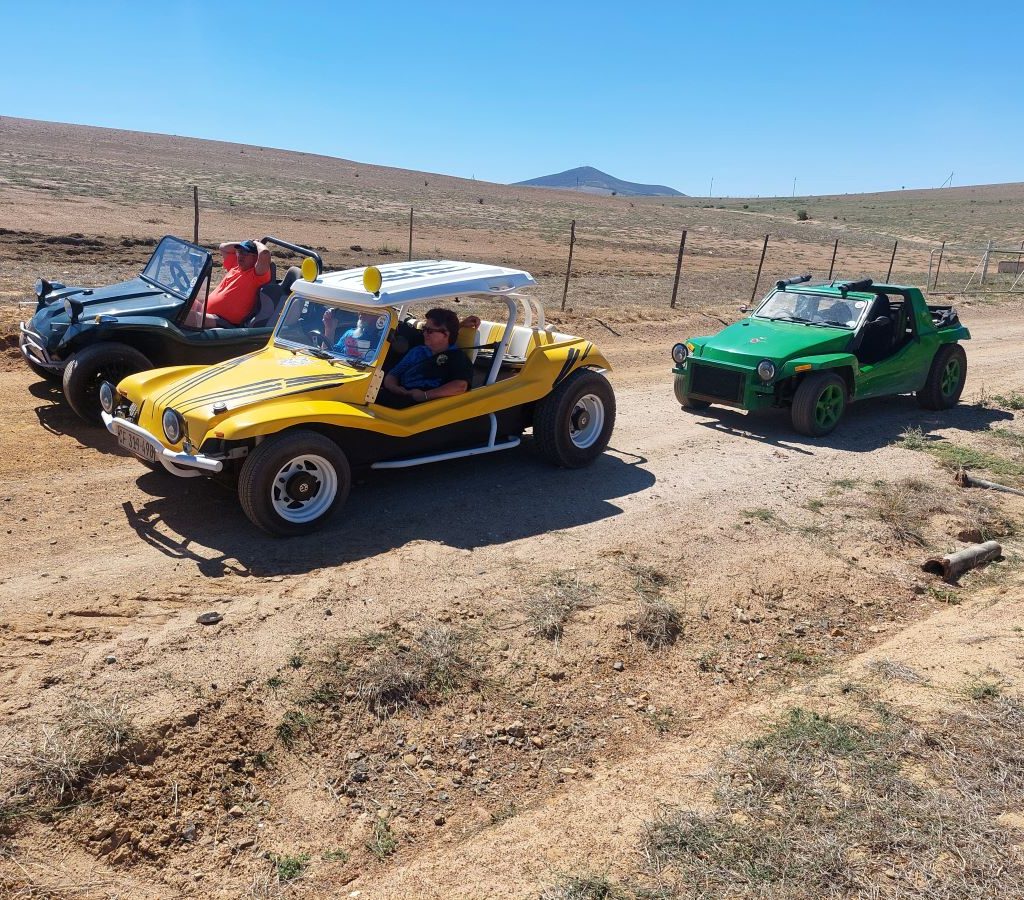 Driving the farm roads on the Wild Buggers Amazing Race.