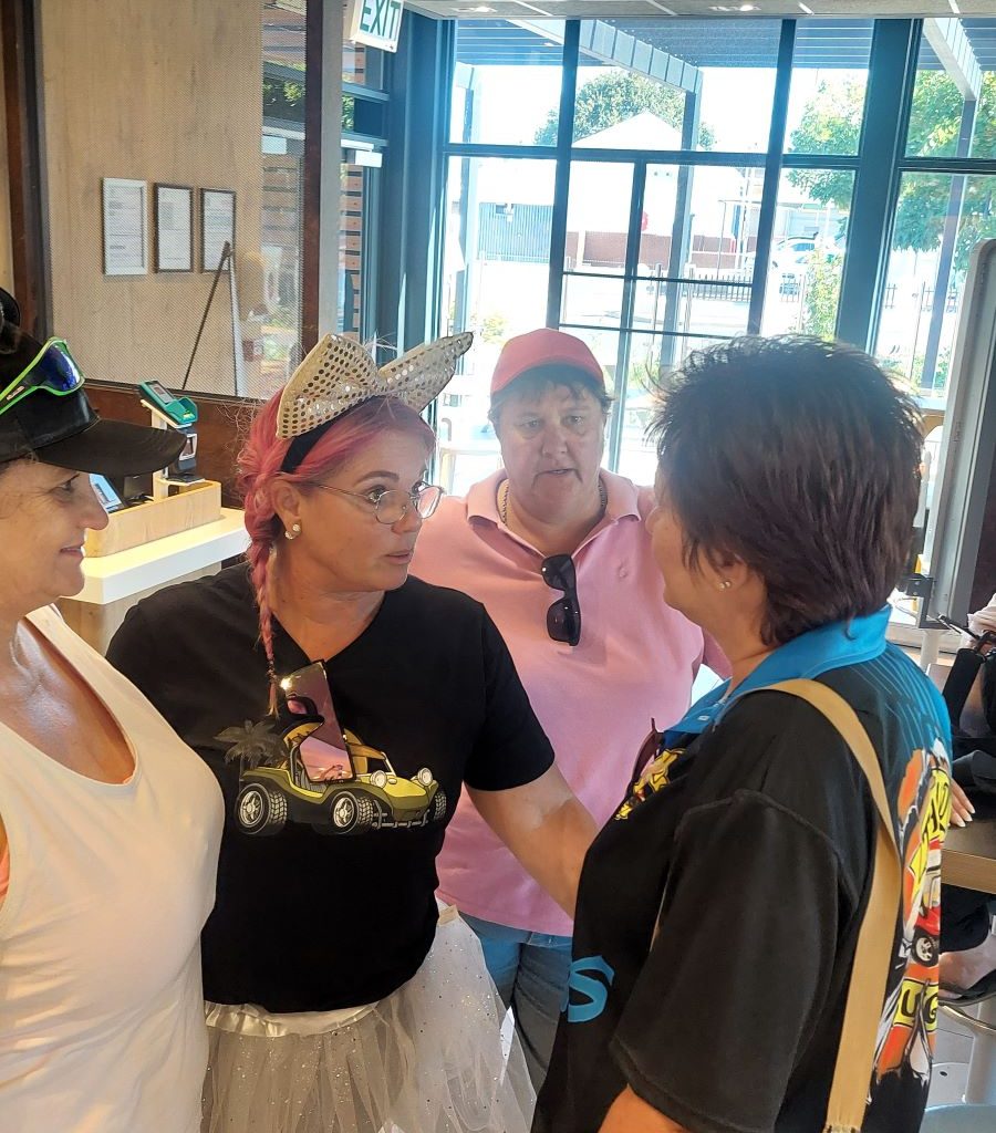 Always time for ice-cream on the Wild Buggers Amazing Race.