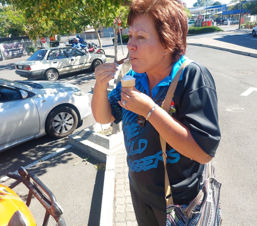 Always time for ice-cream on the Wild Buggers Amazing Race.