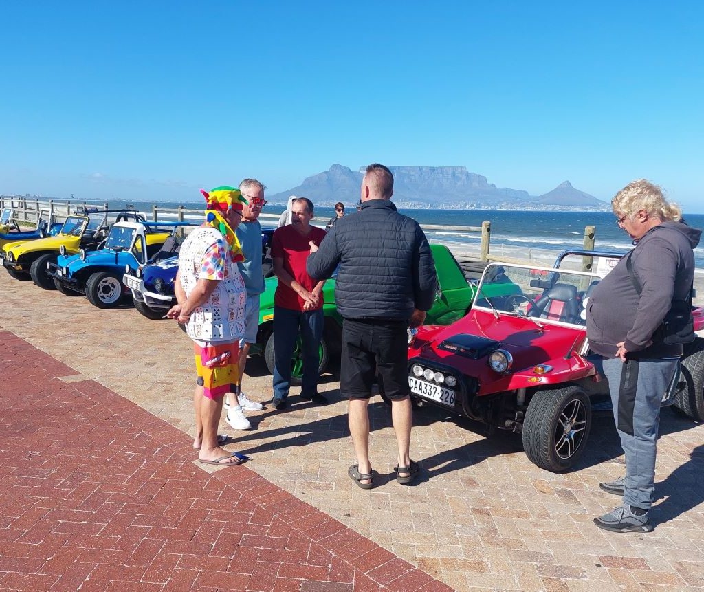 Meeting at Blaauwberg on the Wild Buggers Amazing Race.