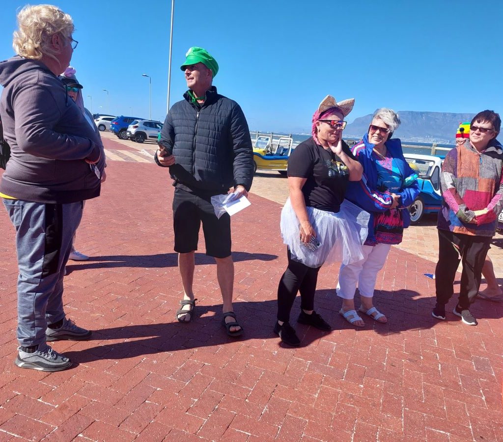 Meeting at Blaauwberg on the Wild Buggers Amazing Race.