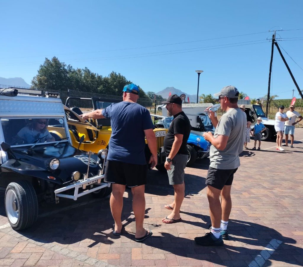 Some of our members and their Beach Buggy's on the Wild Buggers Rooiels Run.