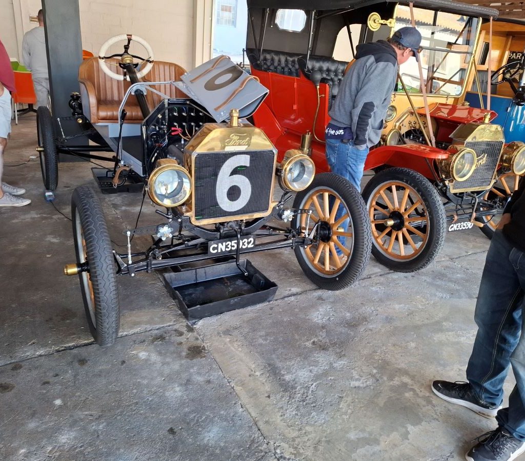 Wild Buggers Beach Buggy Club visiting the Ford Model T Museum in Wellington.