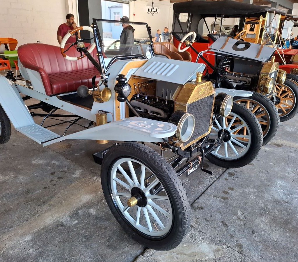 Wild Buggers Beach Buggy Club visiting the Ford Model T Museum in Wellington.