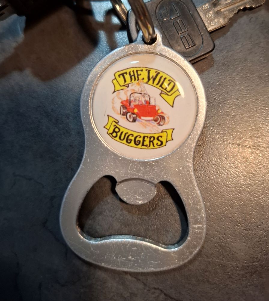 Wild Buggers Beach Buggy Club keyholder. An club accessory. 