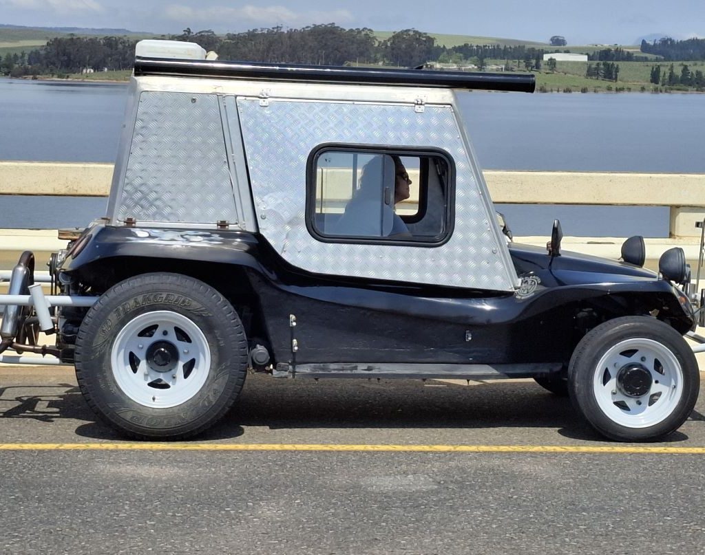 Corne’s black Beamish beach buggy during the Wild Buggers Winelands Breakfast Run.