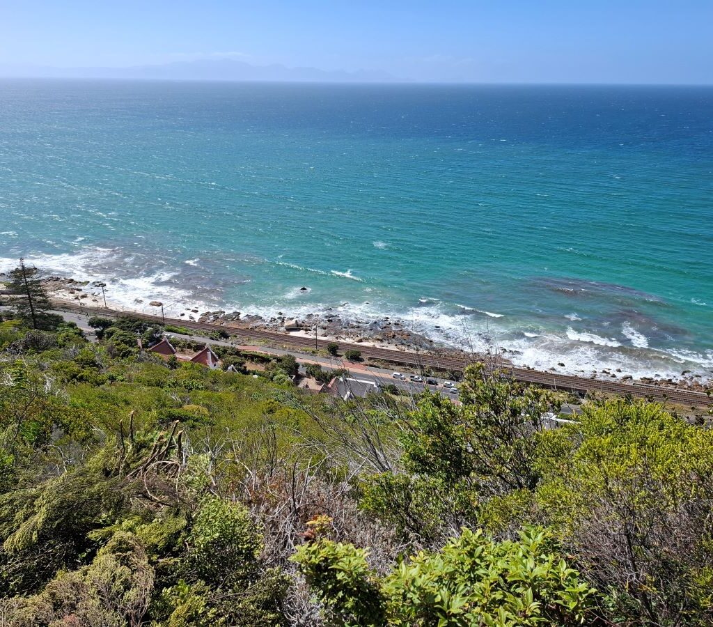 Scenic ocean view from the Wild Buggers Beach Buggy Club's Valentine's Day run while driving along the coast in Kalk Bay.
