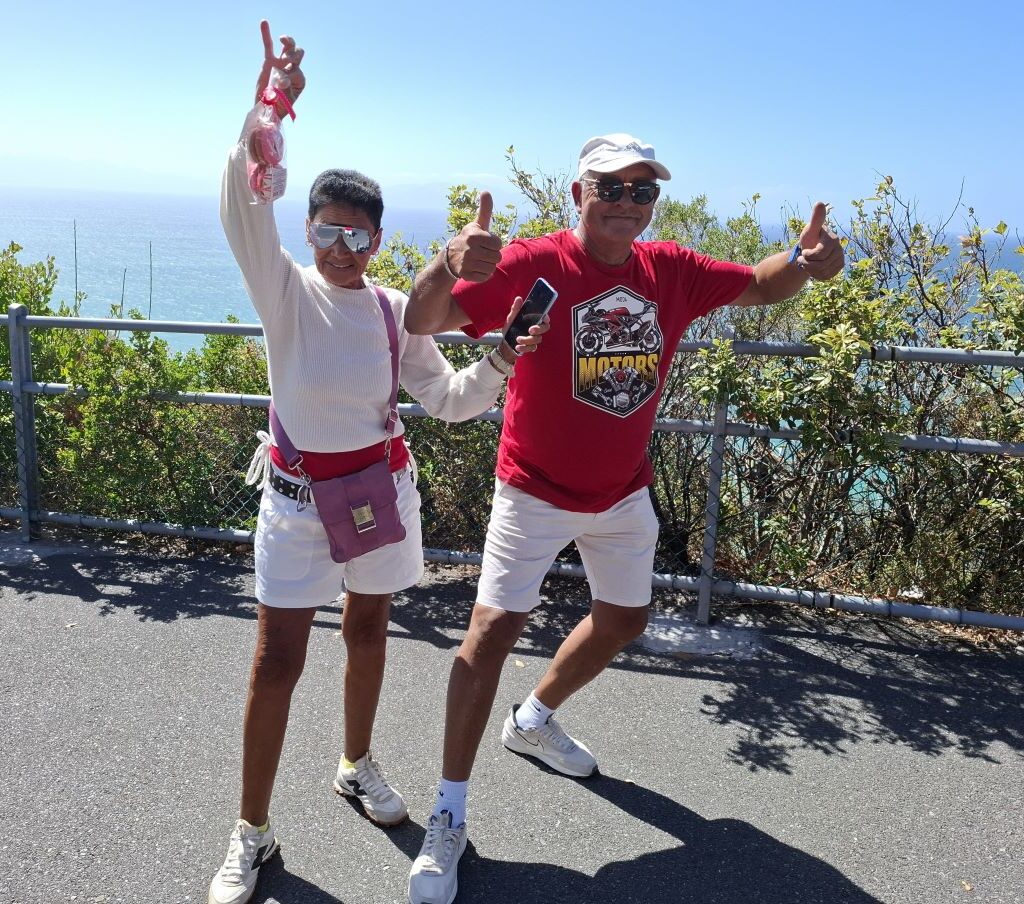 Faizal and Ayesha Williams enjoying the Wild Buggers Beach Buggy Club's Valentine's Day run.