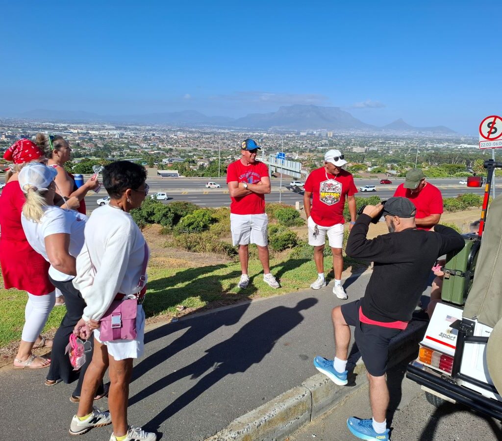 Wild Buggers Beach Buggy Club members gather on Lovers Lane in Plattekloof for a briefing before their Valentine's Day run.