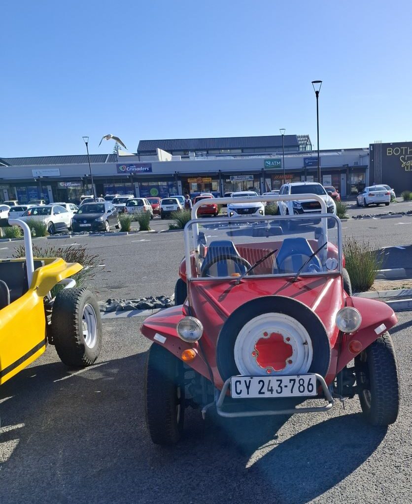 Creative spare wheel placement on a beach buggy during the Cape Buggy Tour 2025.
