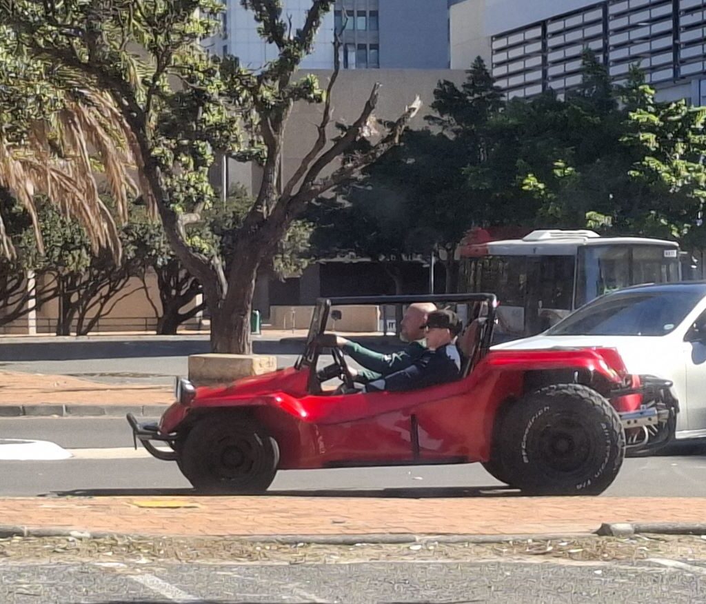 The Cape Buggy Tour 2025 on the road, with beach buggies cruising through scenic landscapes.