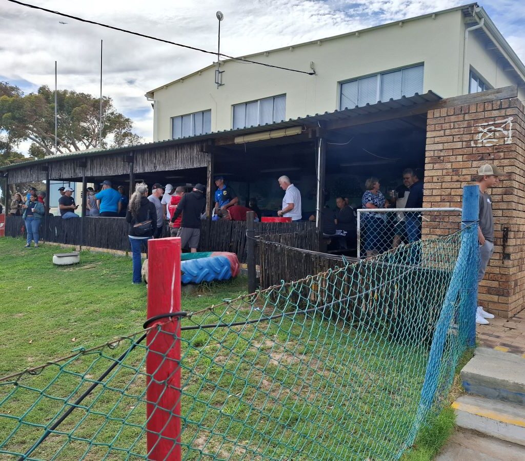 The Killarney International Raceway clubhouse, set up and ready to host the Wild Buggers Reach for a Dream charity run's braai, speeches, and prize-giving ceremony.