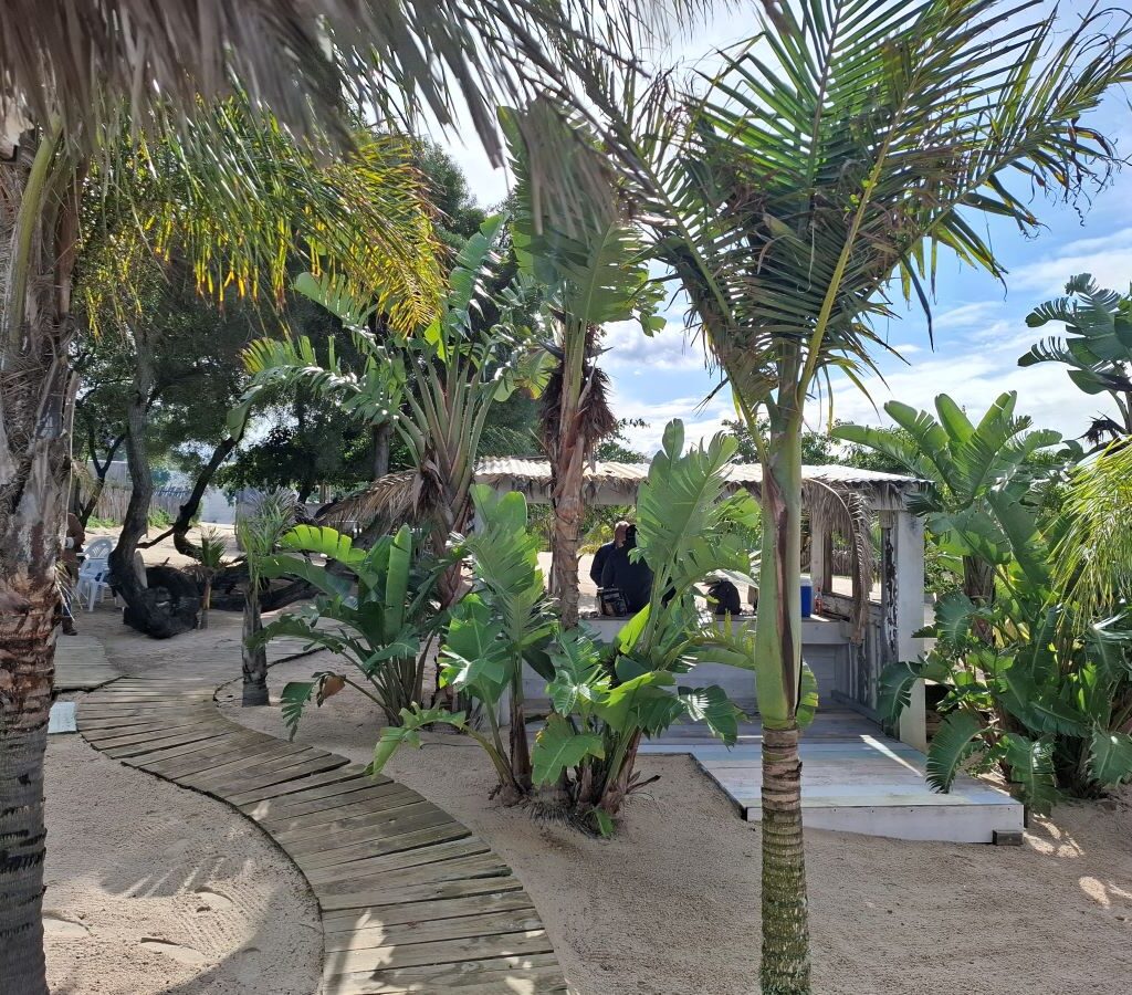 A view of one of the "beach cocktail bars" at the "Mauritius" destination during The Wild Buggers Tony & Sue's Run.