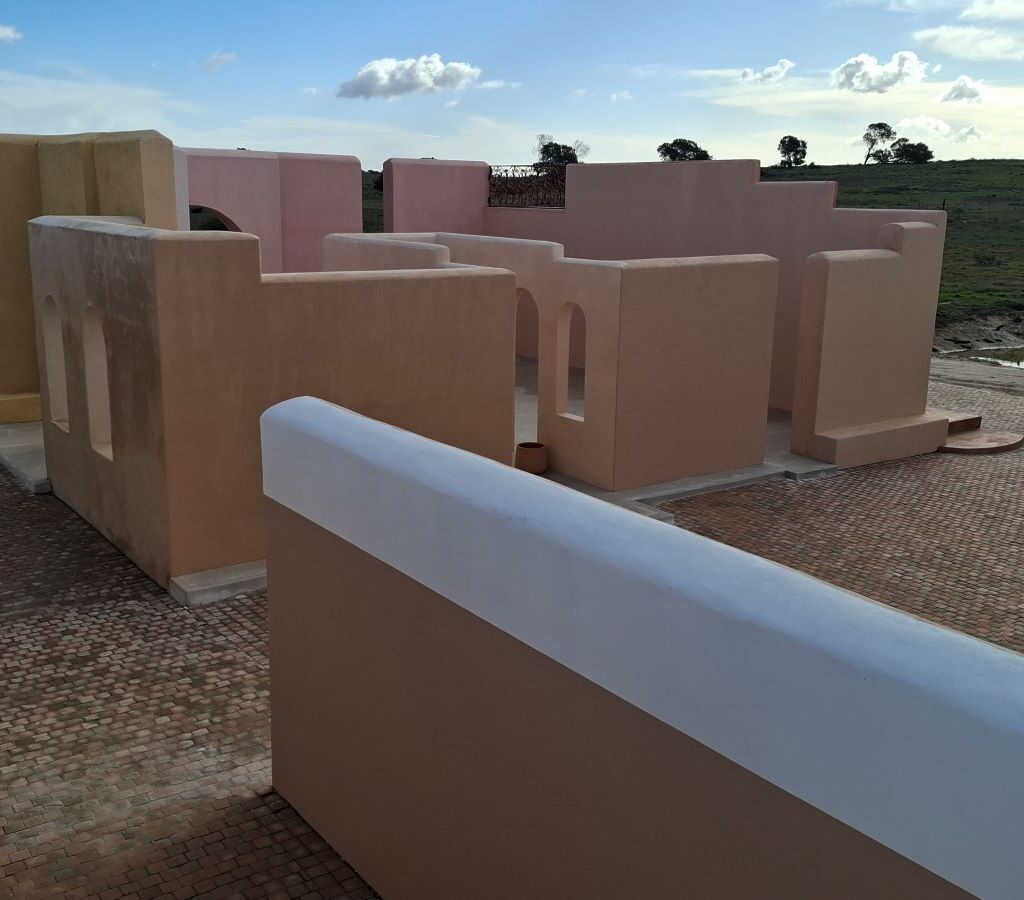 A scenic view of the "Morocco" themed location, part of The Wild Buggers Beach Buggy Club's Tony & Sue's Run adventure.