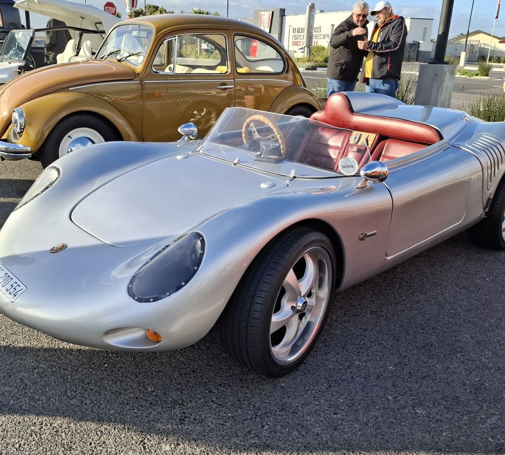 Shane's silver Porsche replica at Wild Buggers 'Revving Up for the Lens' cruise