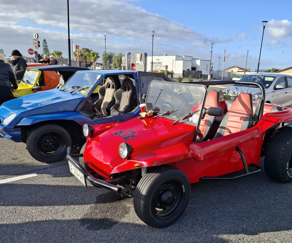 Anton & Cheryl's red VW Air-Cooled Beamish beach buggy 'Hornet' at Wild Buggers 'Revving Up for the Lens' cruise